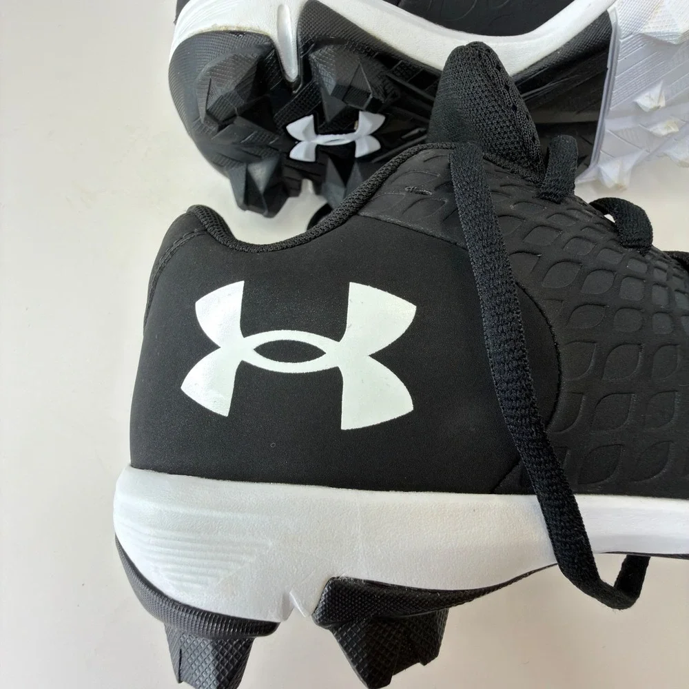 Under Armour Leadoff Low RM Youth Baseball Cleats Black White 3026607001 Size 5Y